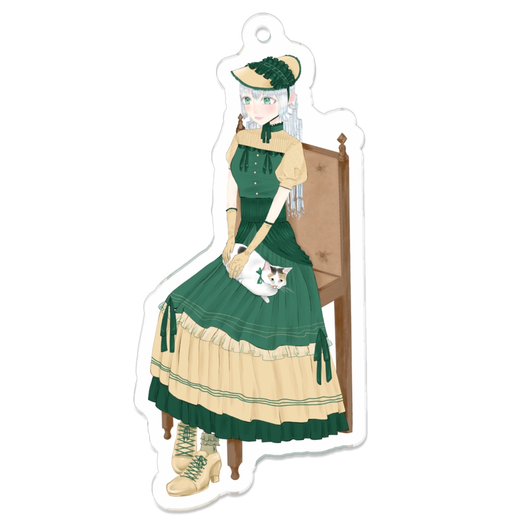 椅子に座っている女の子