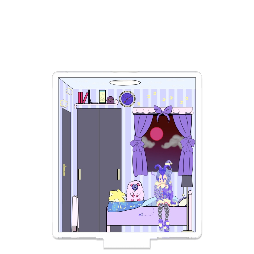 【オリジナルキャラクター】ワンルームズファミリーVol.1 寝室のシンちゃん つながるアクスタ