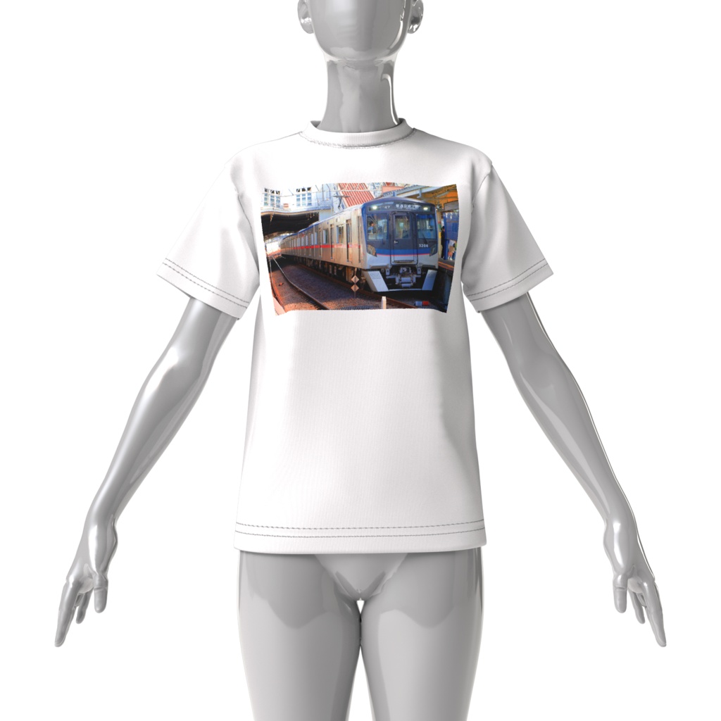 京成電鉄 新型車両 京成3200形 Tシャツ