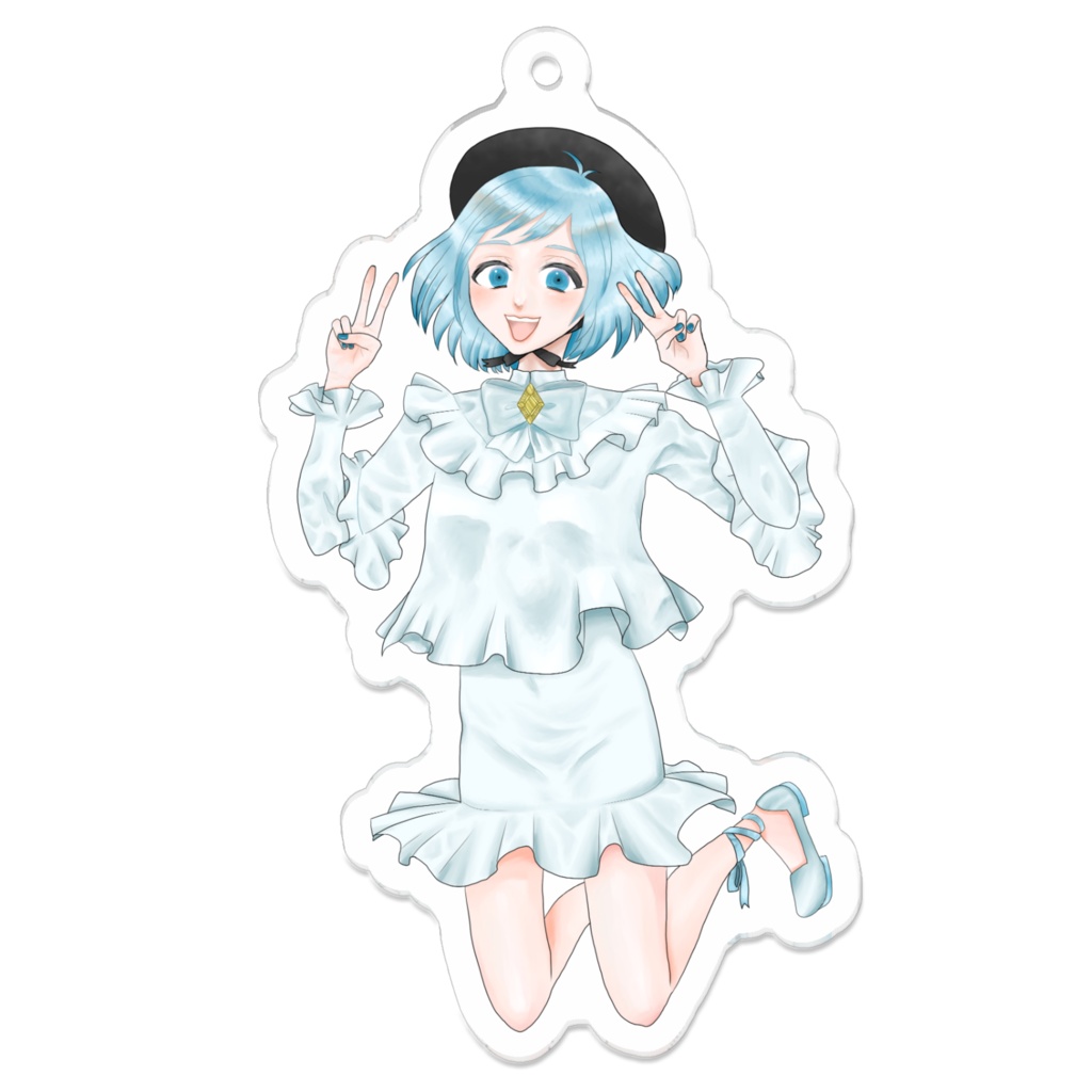 ジャンプしている女の子