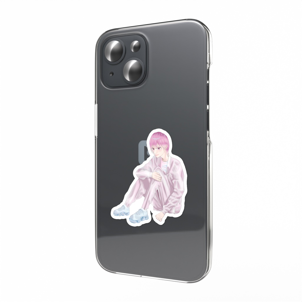 体育座りのお兄さん