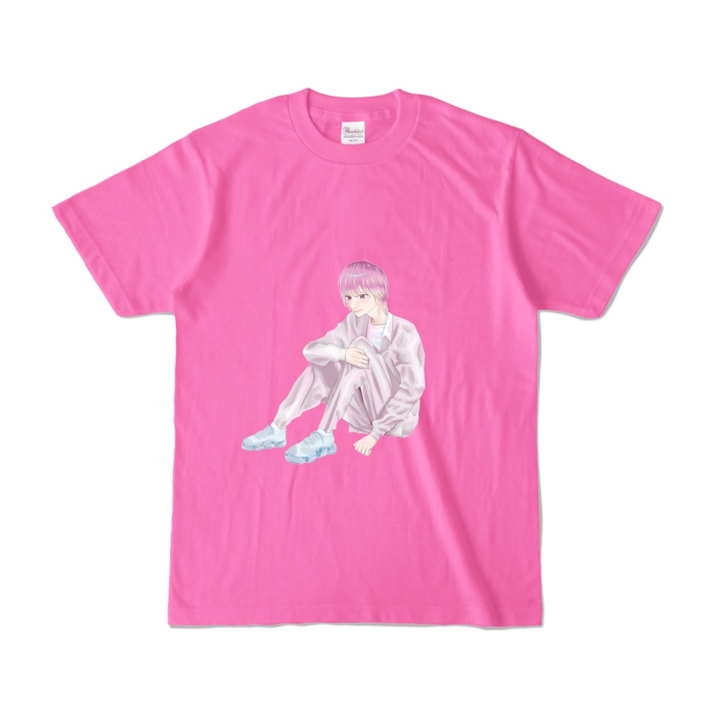 体育座りのお兄さん