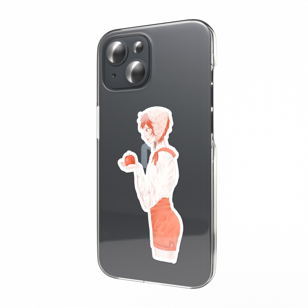 リンゴを持っている女の子