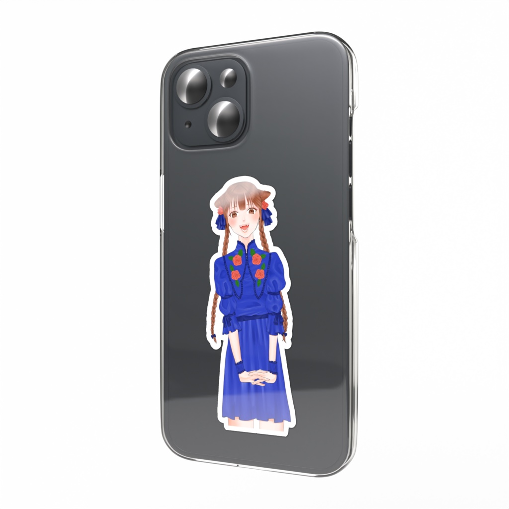 ネイビードレスの女の子