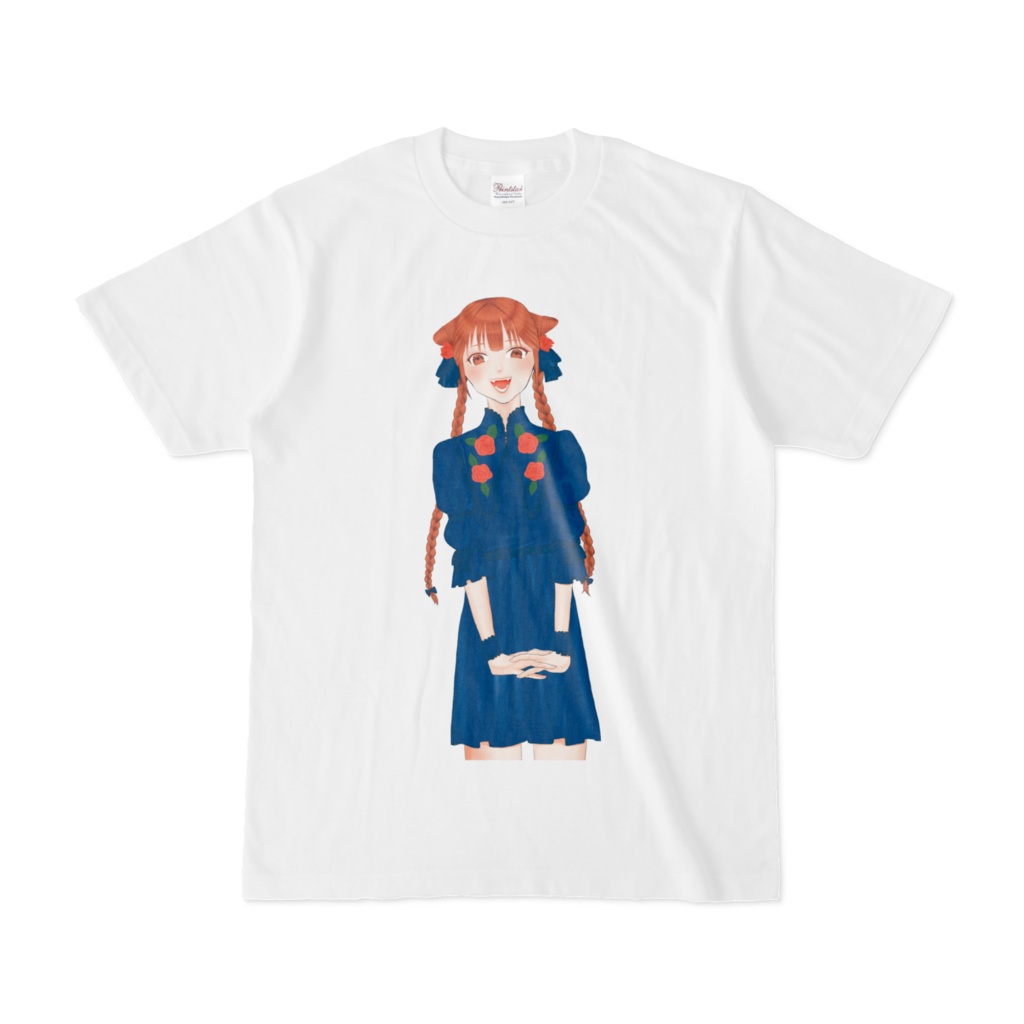 ネイビードレスの女の子