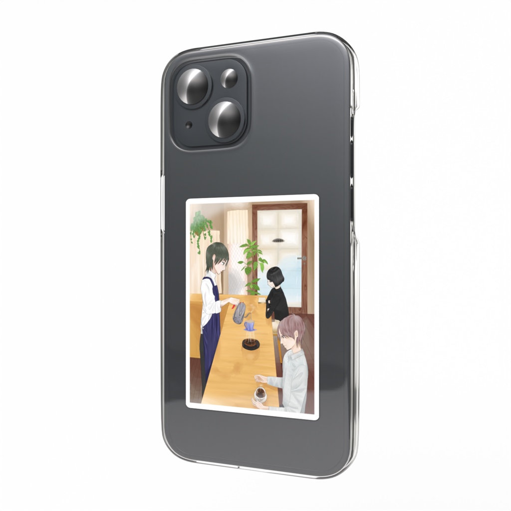 喫茶店でコーヒーを淹れるところ