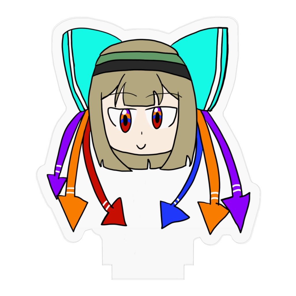 特急リバティの擬人化アクリルスタンド