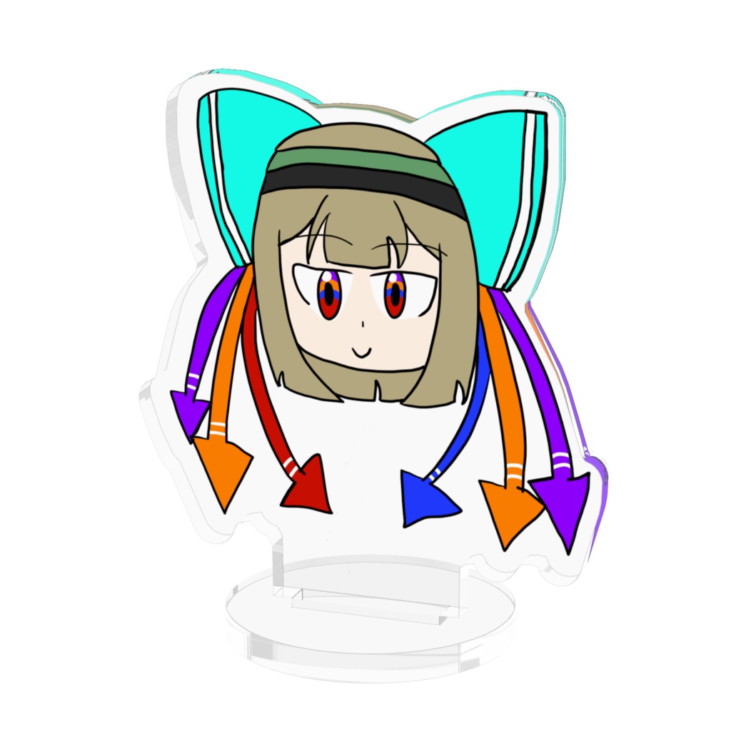 特急リバティの擬人化アクリルスタンド