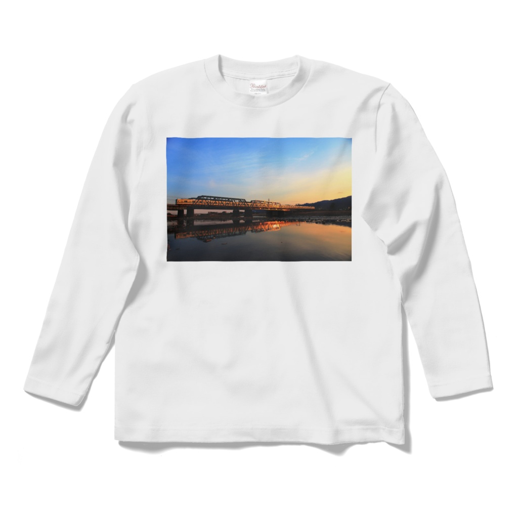 小田急線8000系風景写真Tシャツ