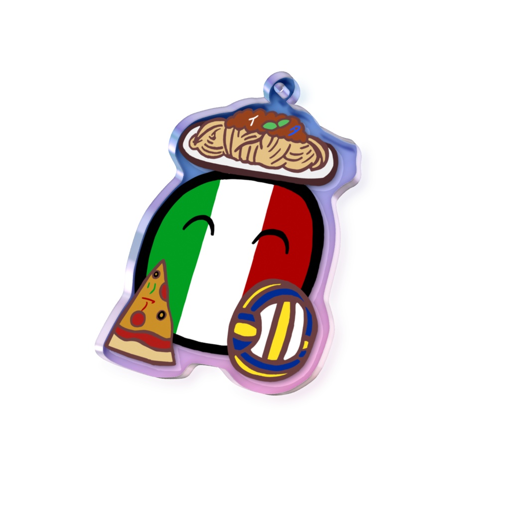 PBオーロラアクリルキーホルダー(イタリア)