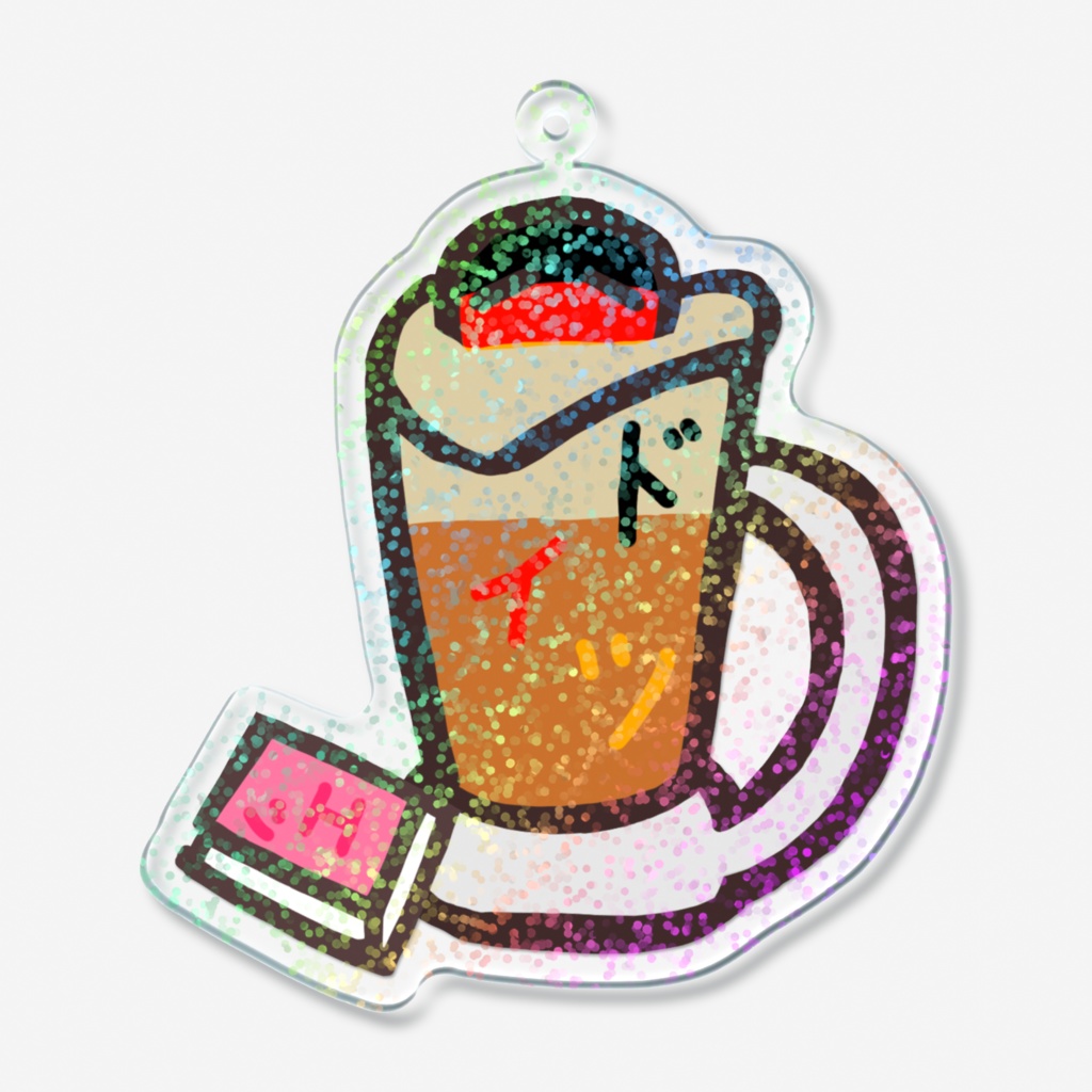 PBホログラムアクリルキーホルダー(ドイツ)