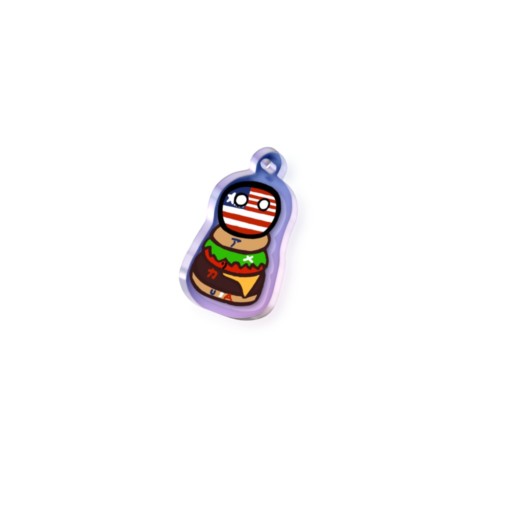 PBオーロラアクリルキーホルダー(アメリカ)