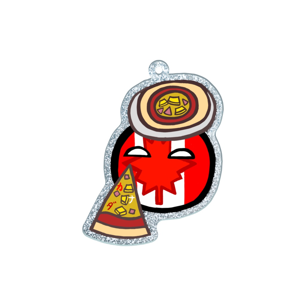 PBラメアクリルキーホルダー(カナダ)