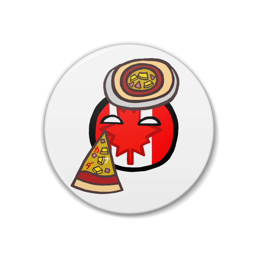 PB缶バッジ(カナダ)