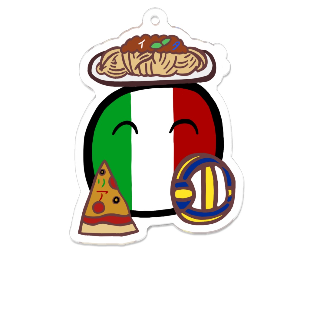 PBアクリルキーホルダー(イタリア)