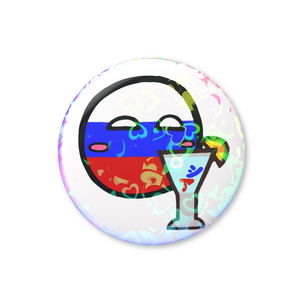 PBホログラム缶バッジ(ロシア)