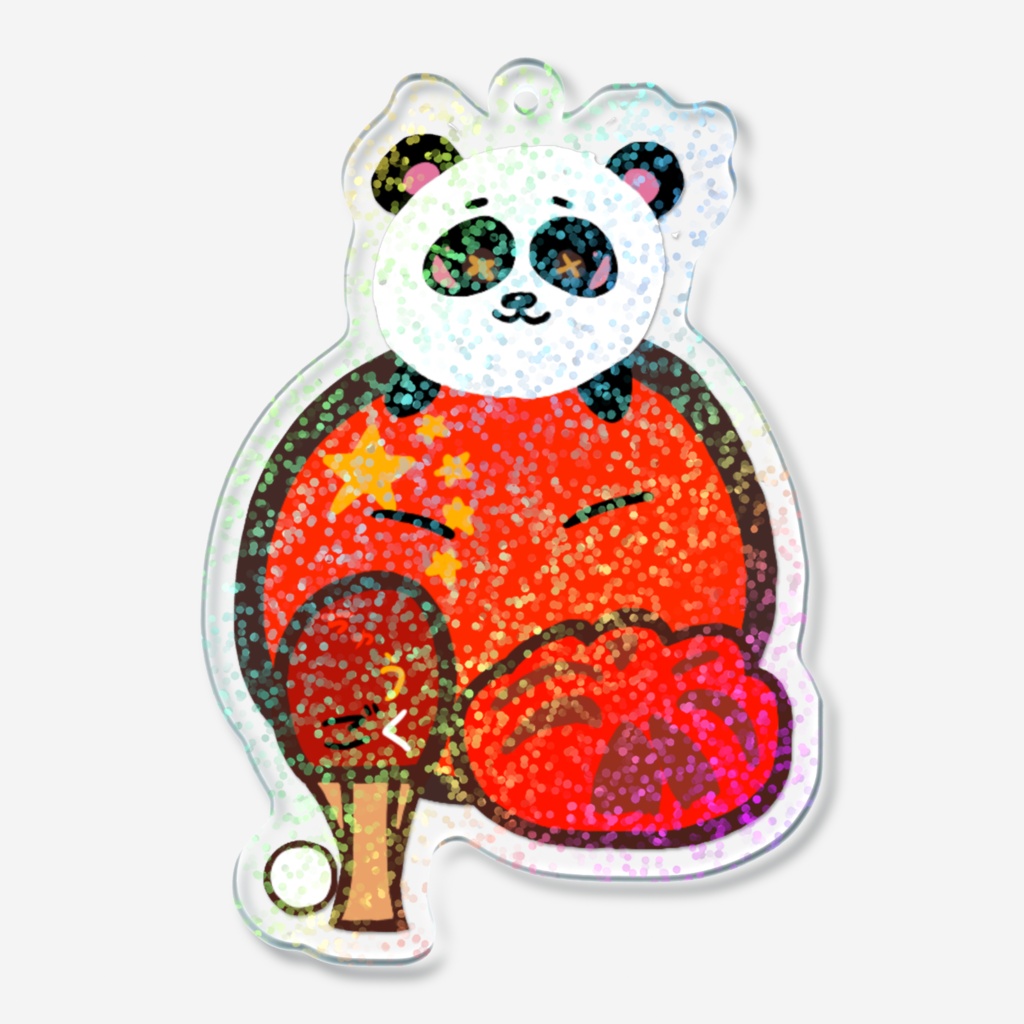 PBホログラムアクリルキーホルダー(中国)