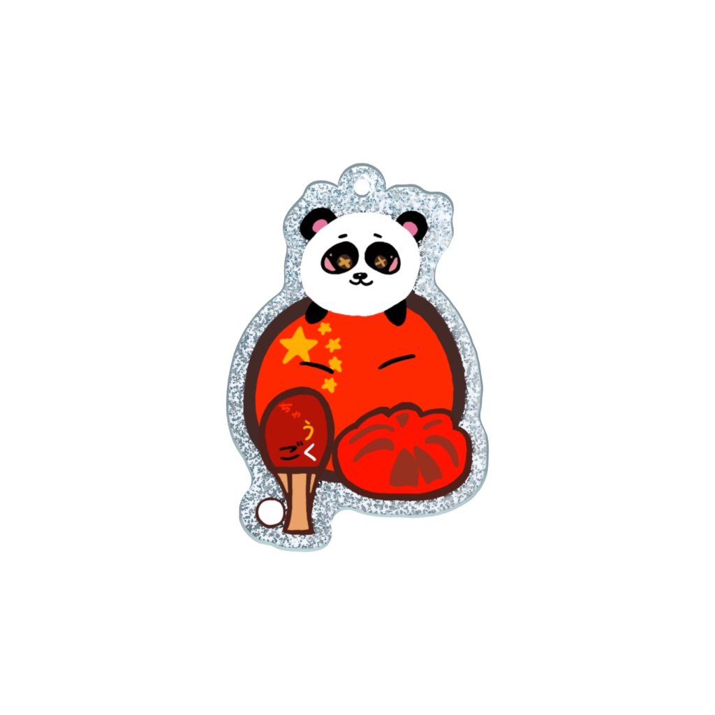 PBラメアクリルキーホルダー(中国)