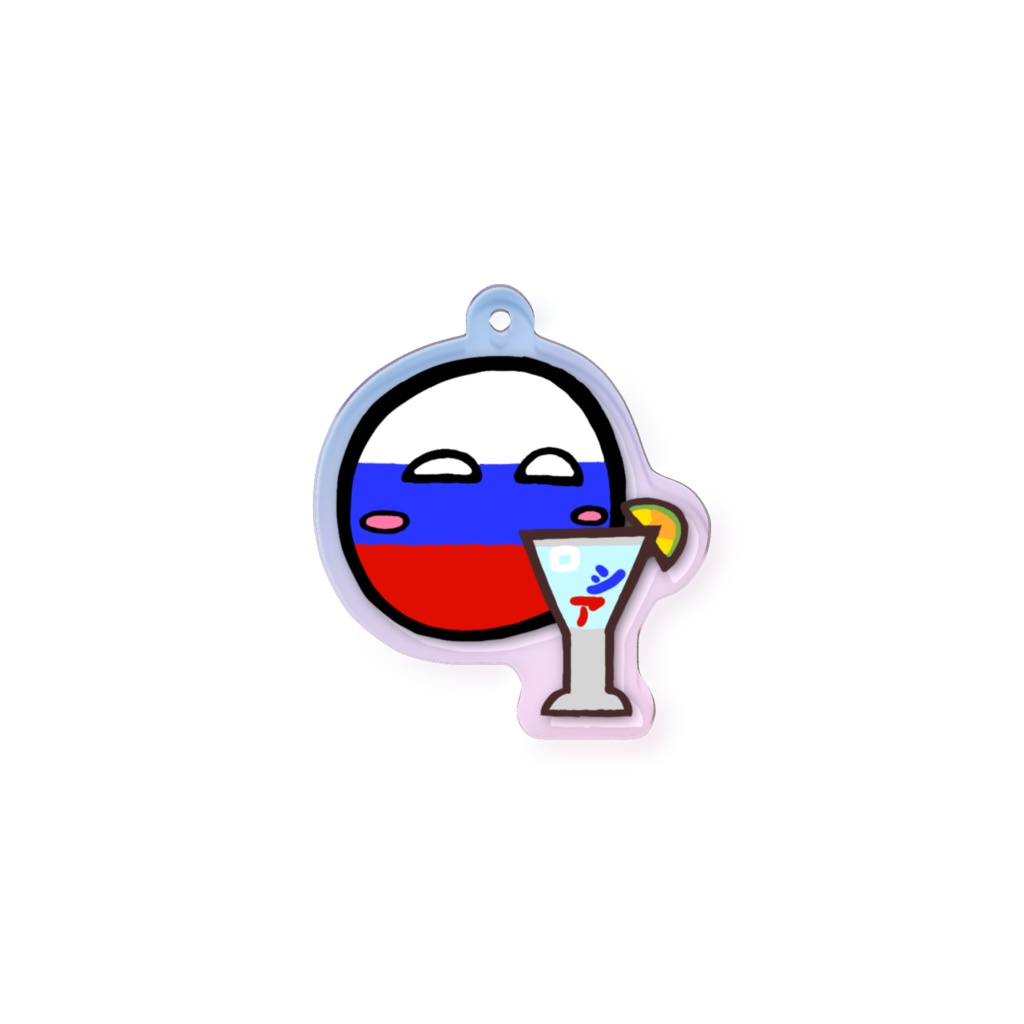 PBオーロラアクリルキーホルダー(ロシア)