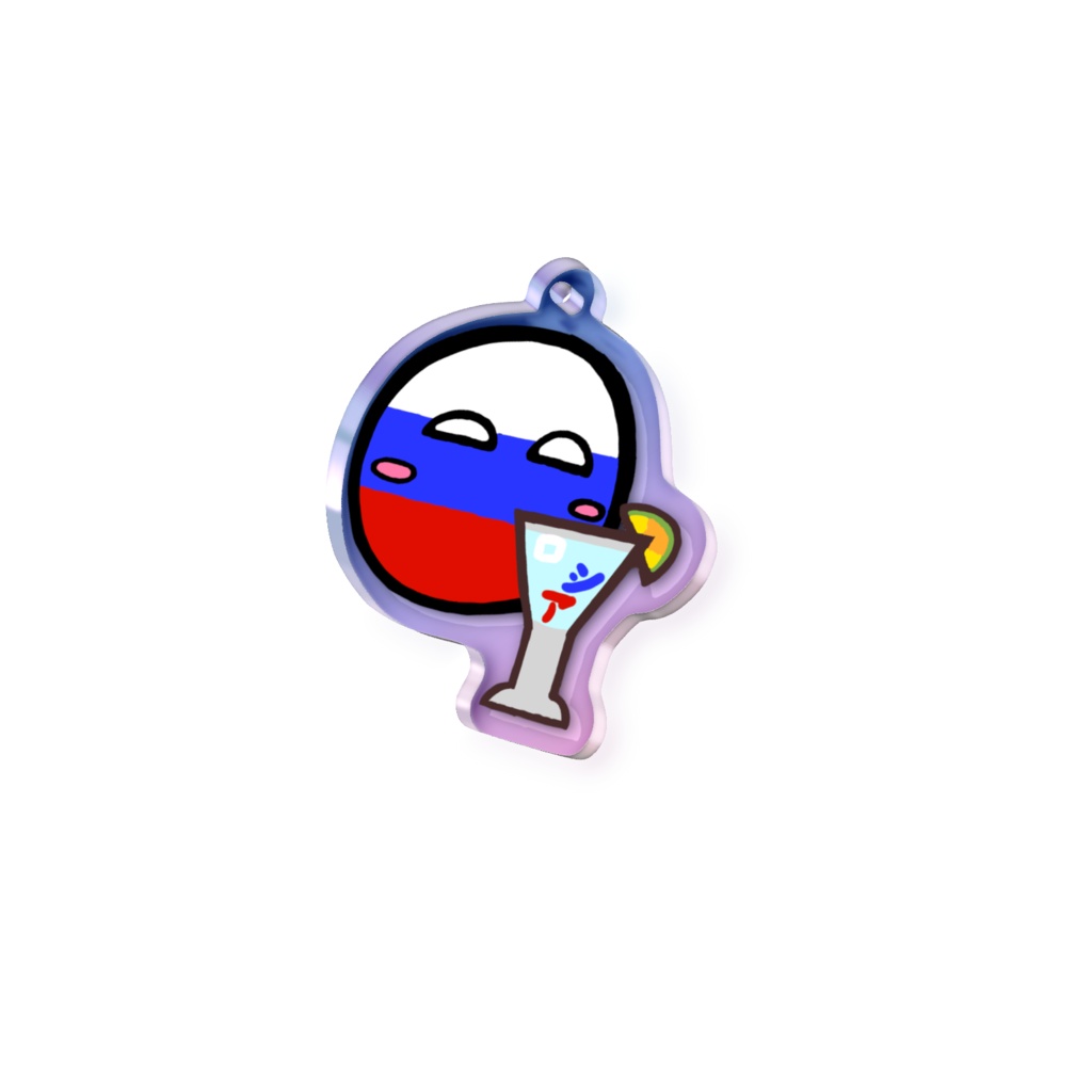 PBオーロラアクリルキーホルダー(ロシア)