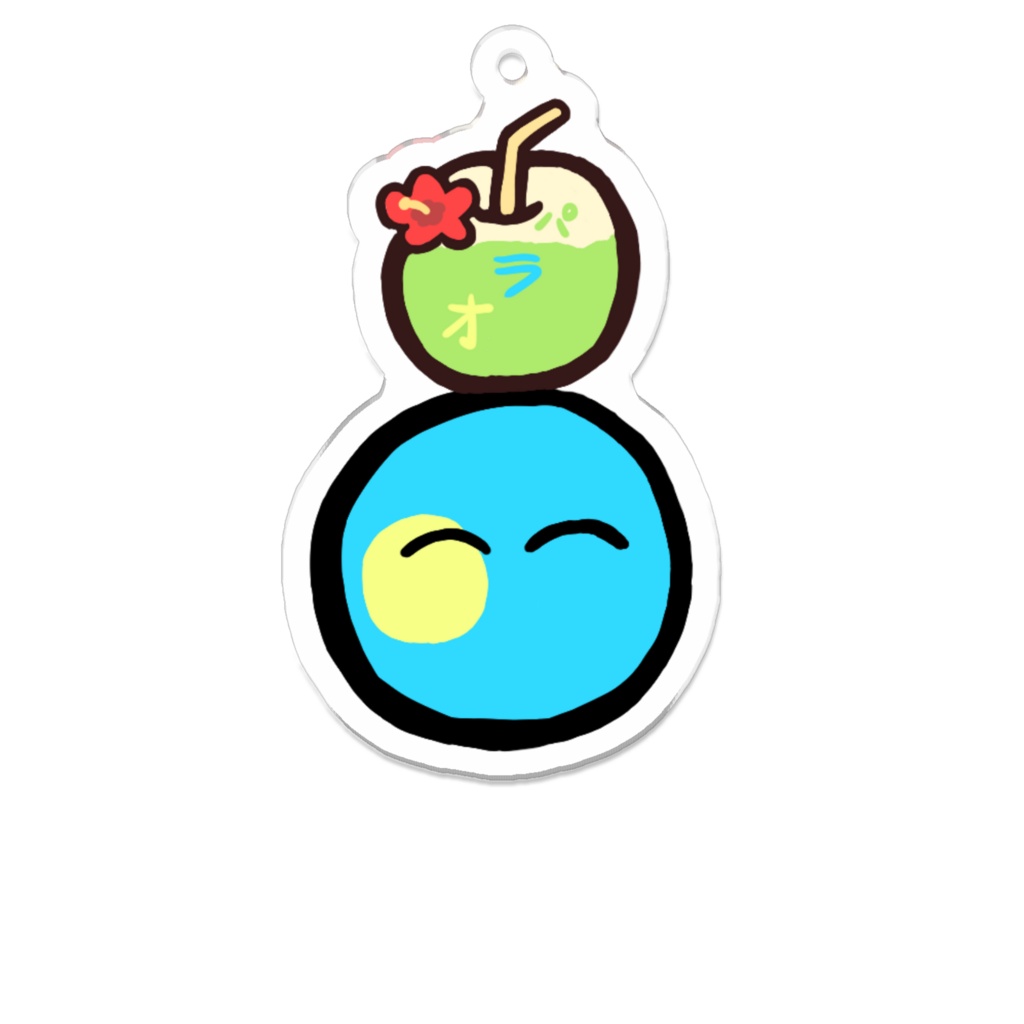 PBアクリルキーホルダー(パラオ)