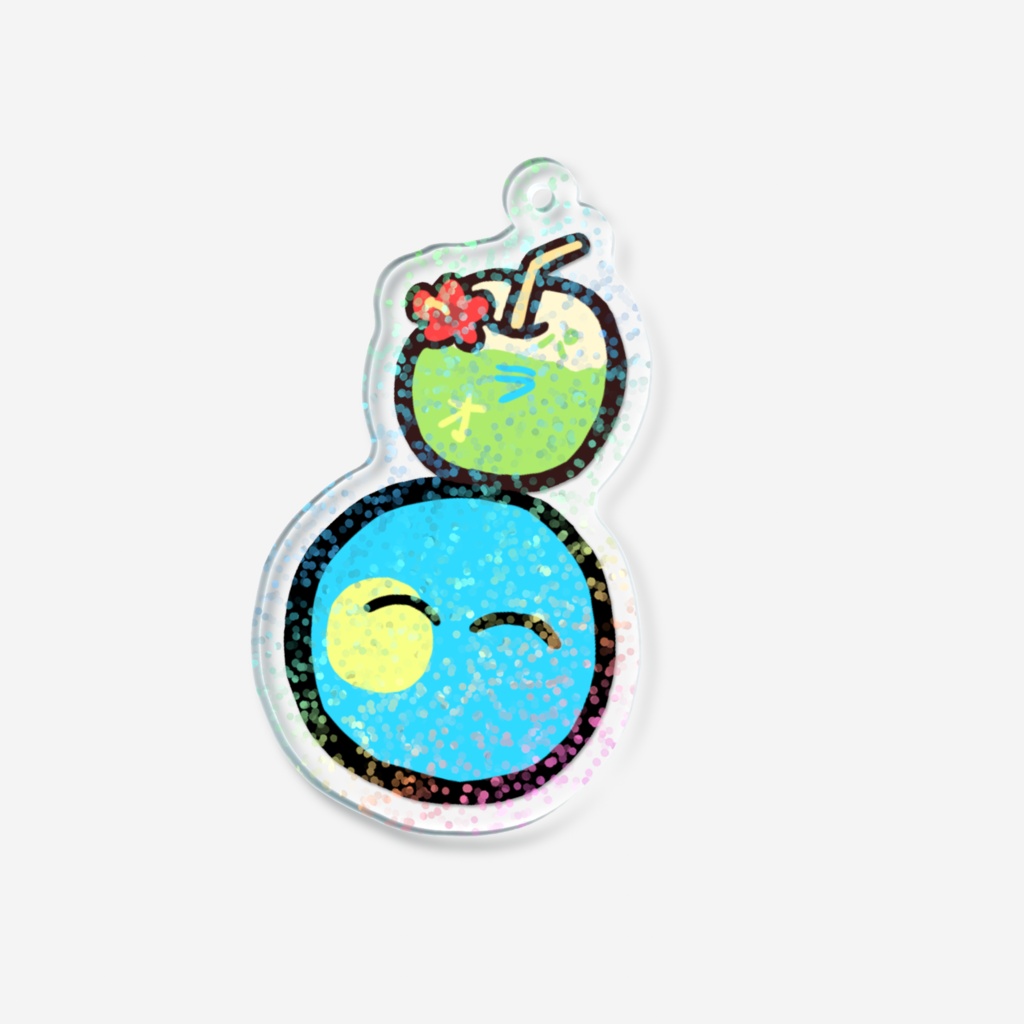 PBホログラムアクリルキーホルダー(パラオ)