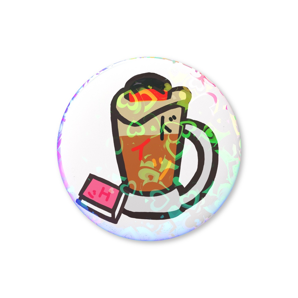 PBホログラム缶バッジ(ドイツ)