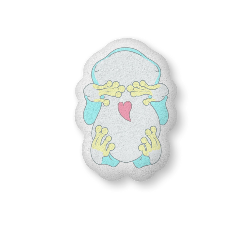 ふわふわクッション☆ぺたちゃんず! ぺたけろ 【ふかふかクッション】