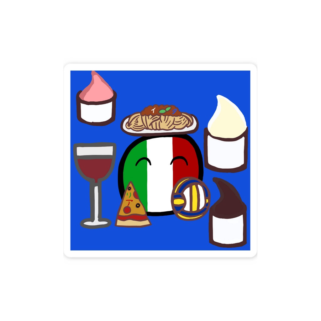 PBスマホステッカー(イタリア)