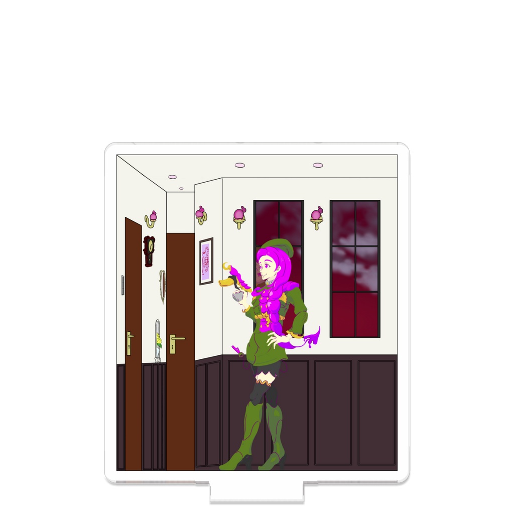 【オリジナルキャラクター】ワンルームズファミリーVol.09 廊下のローカ姉さん つながるアクスタ