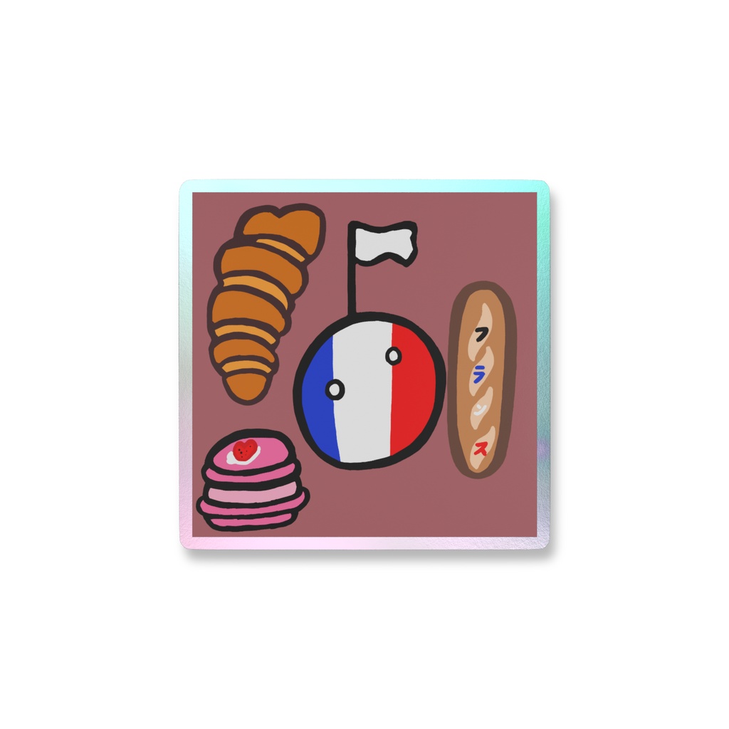 Pbオーロラスマホステッカー(フランス)