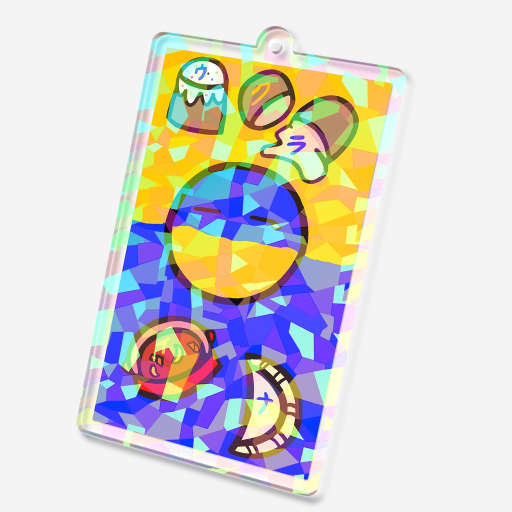 PBホログラムアクリルキーホルダー(ウクライナ)