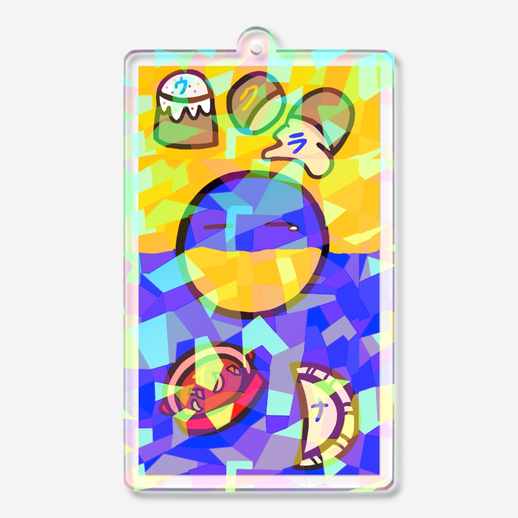PBホログラムアクリルキーホルダー(ウクライナ)