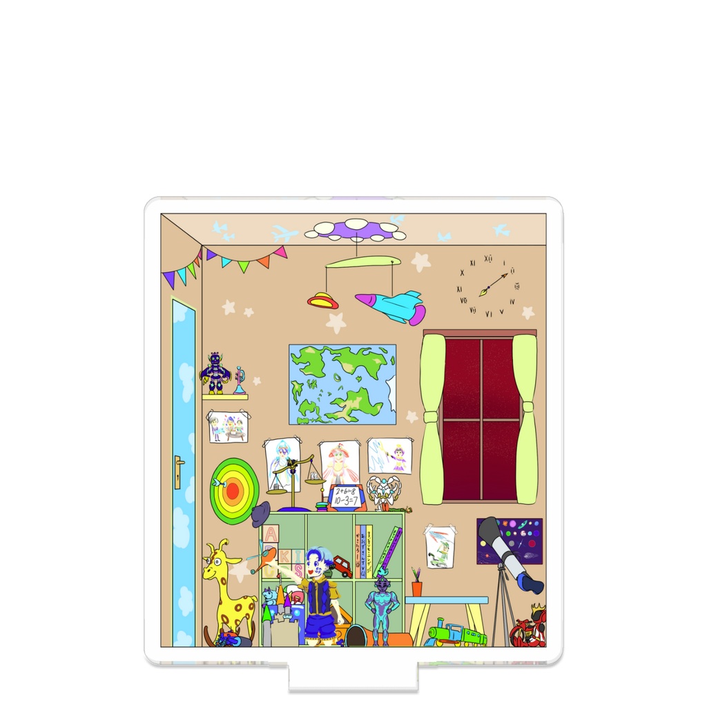【オリジナルキャラクター】ワンルームズファミリーVol.10 子供部屋のキッドくん つながるアクスタ