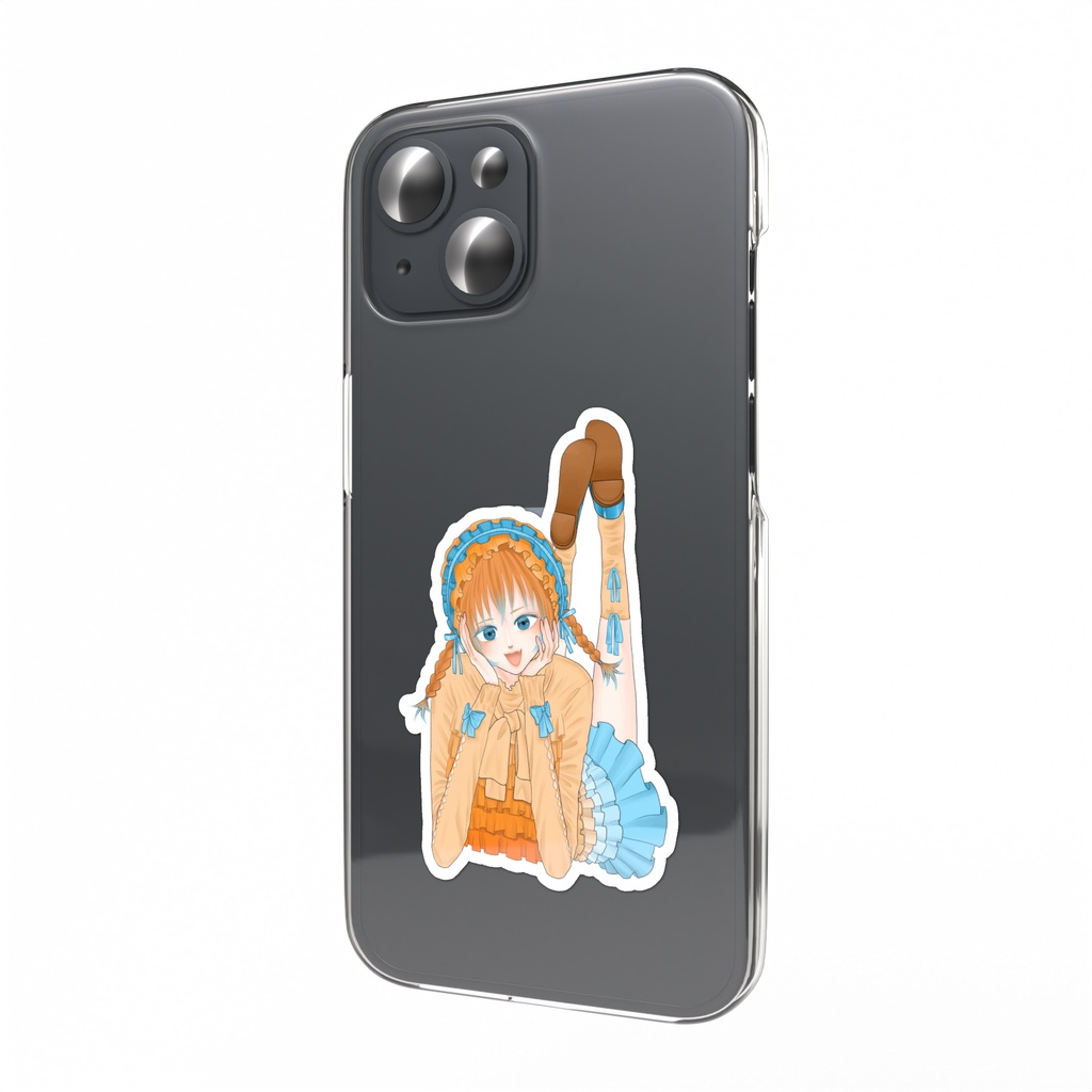 頬杖をつく女の子