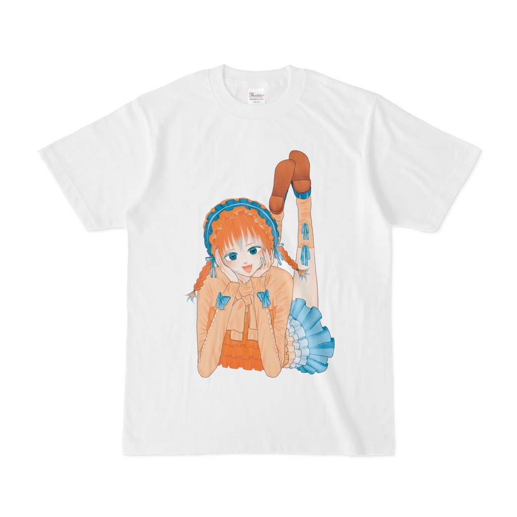 頬杖をつく女の子