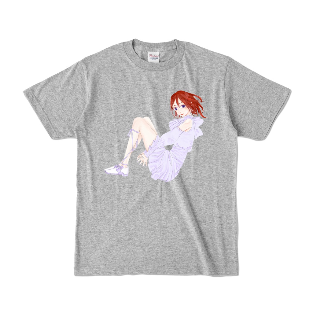 横向きポーズの女の子