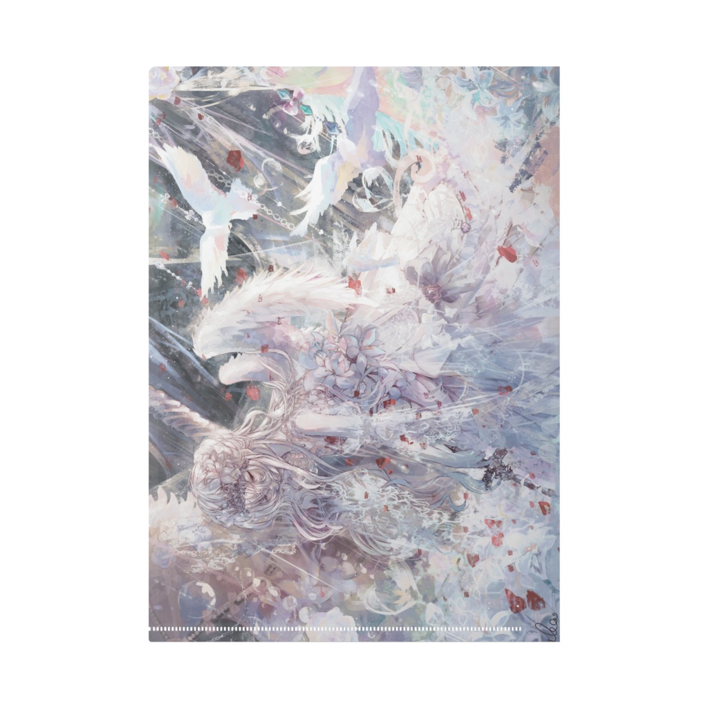 A4クリアファイル .白の女神&壊れたオルゴール.