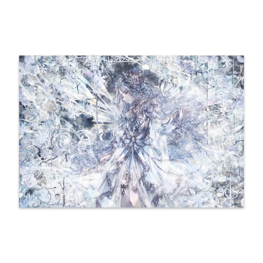 ポストカード(10枚セット)　.白の女神.