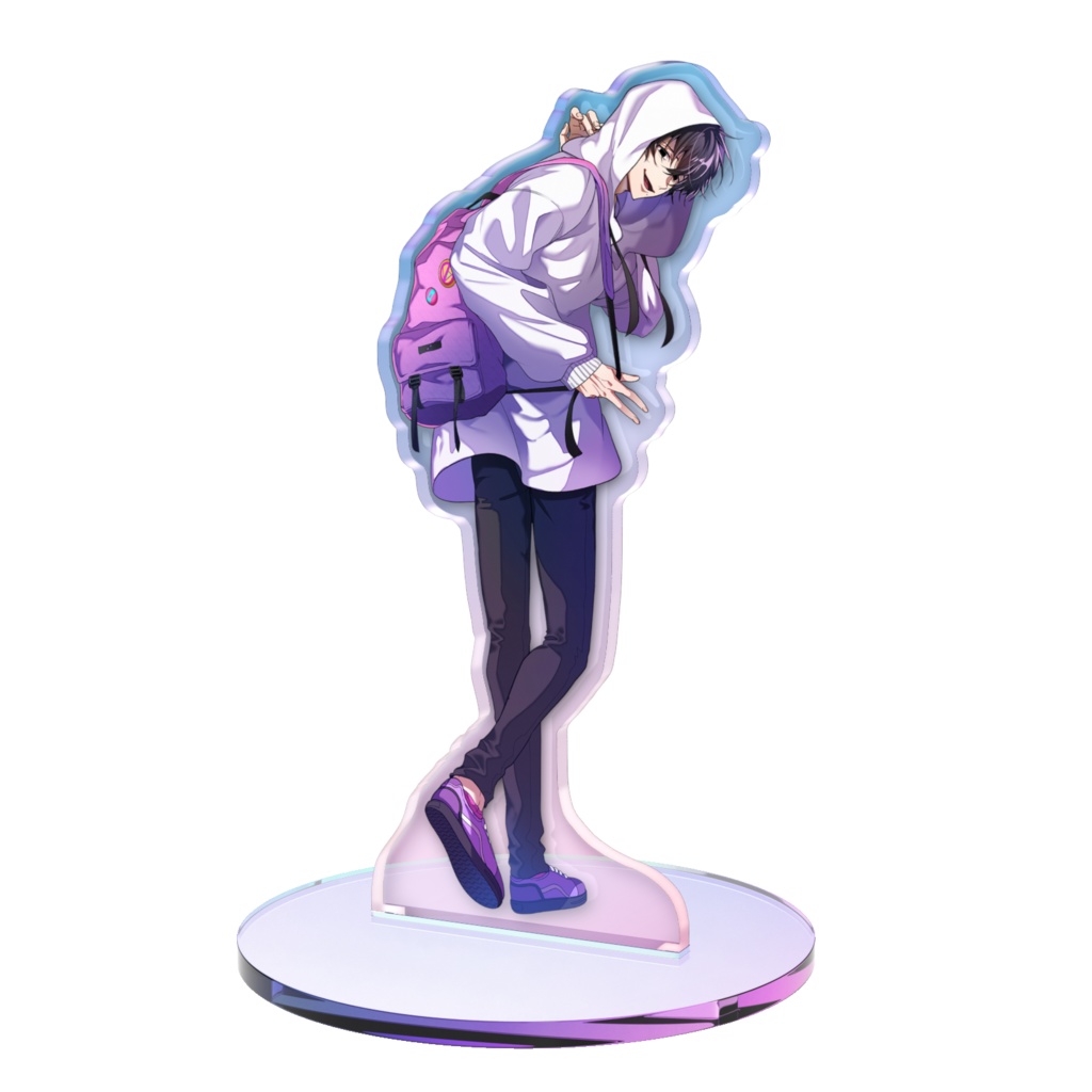 【ミナト】オーロラアクリルスタンド（マスク無し）