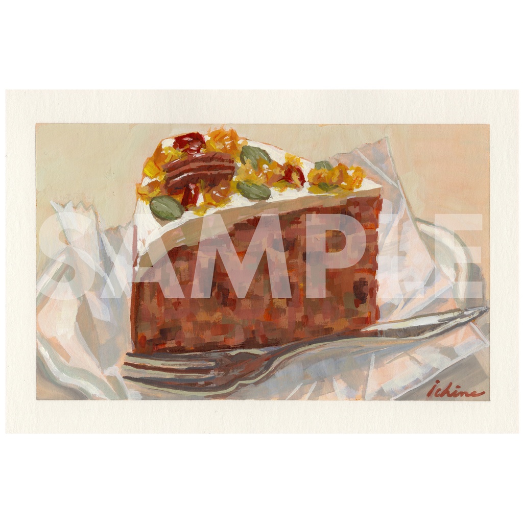 ［額装原画］『キャロットケーキ』