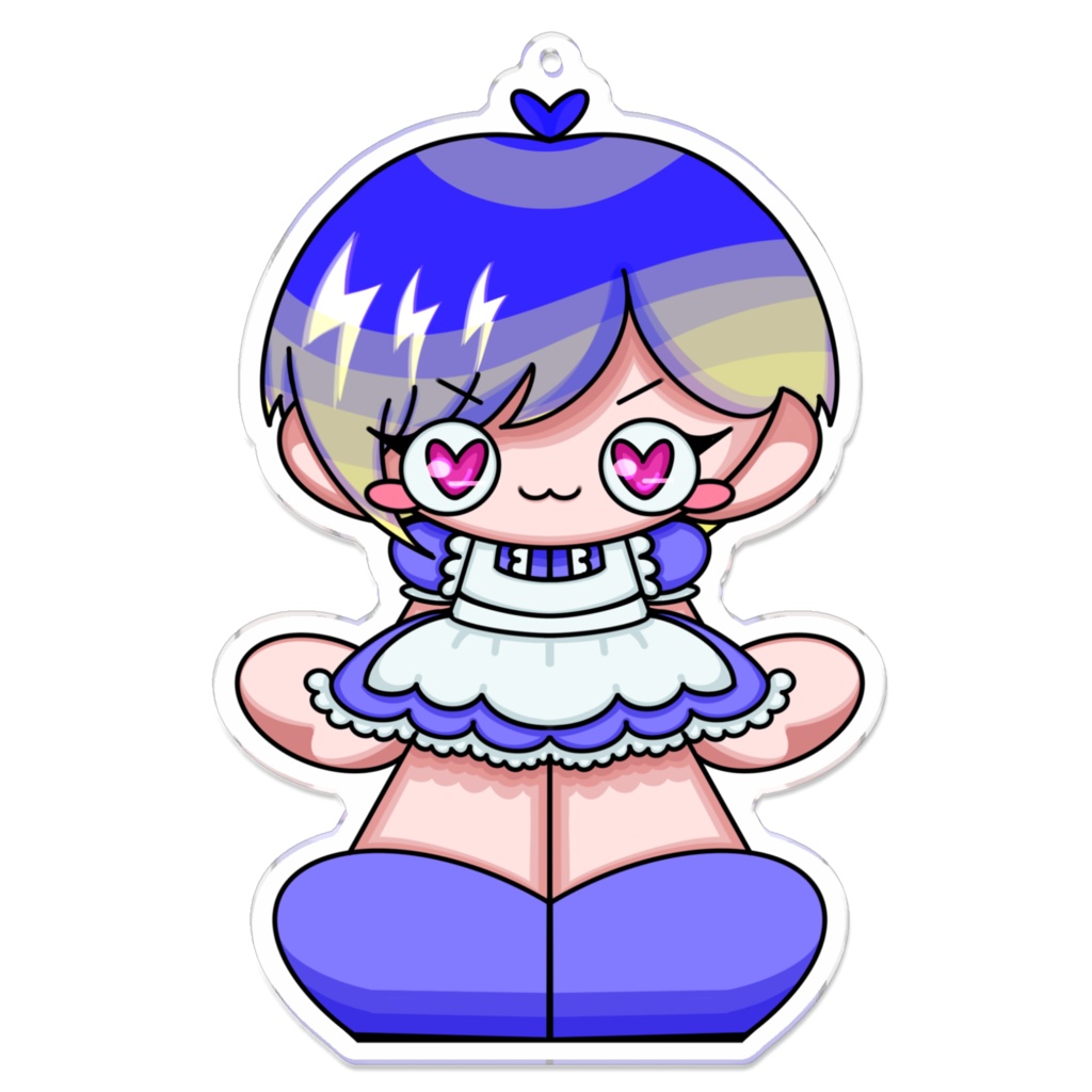 電撃少女ビビおしごと♡フィギュア アクリルキーホルダー