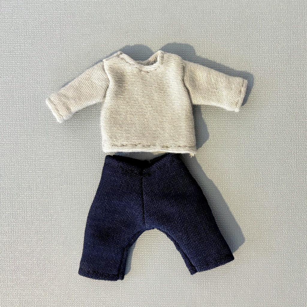女郎花のお洋服セット　グレー