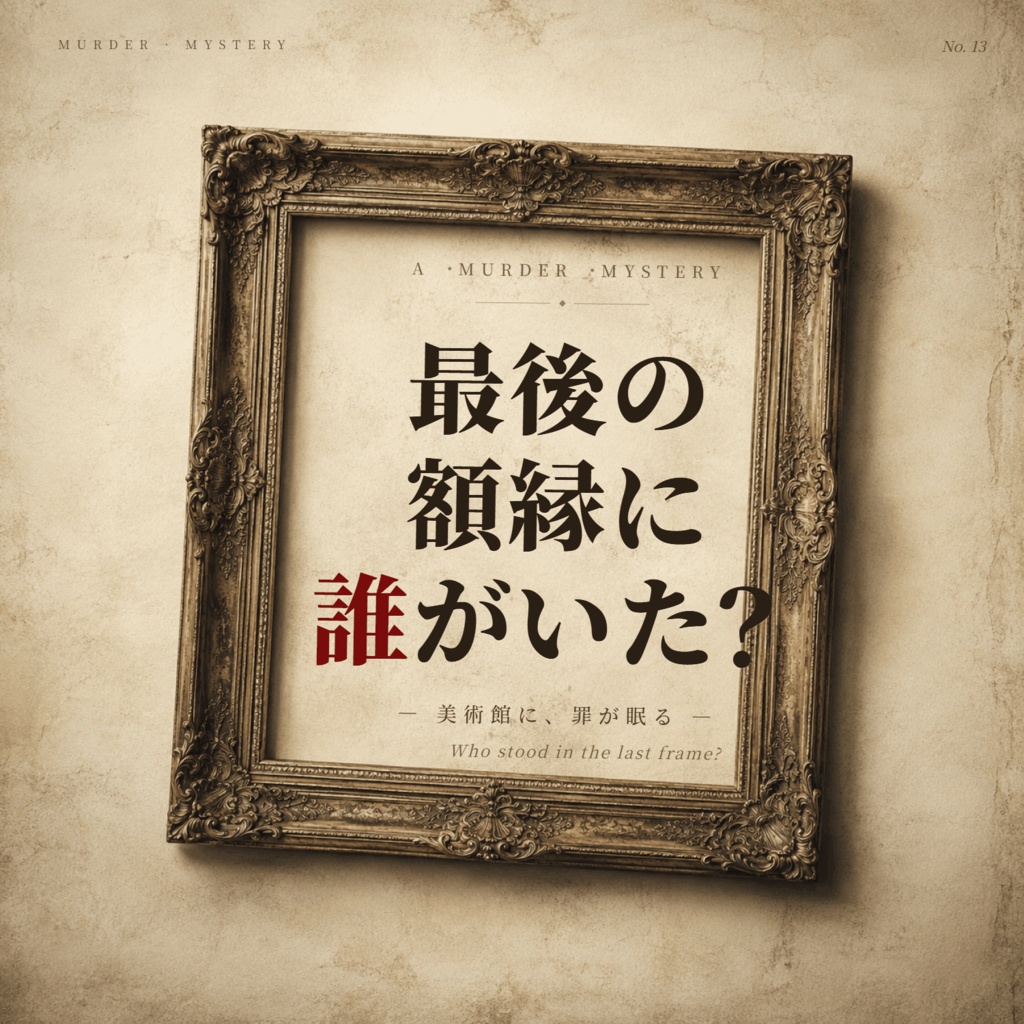 最後の額縁に誰がいた?