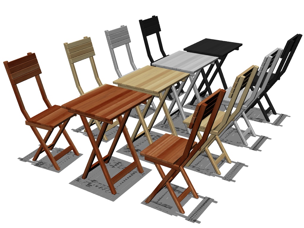 【3D】ガーデンチェアセット