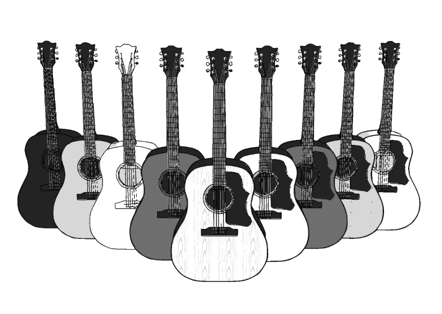 【3D】なないろギターセット