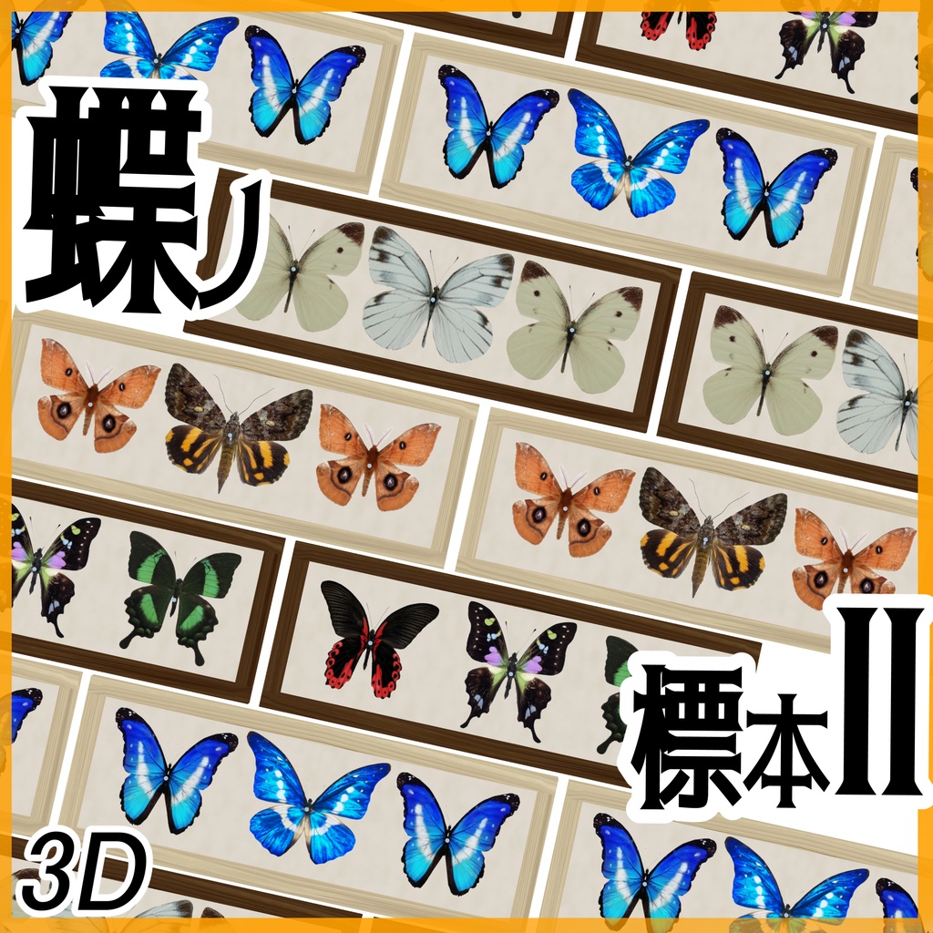 【3D】蝶ノ標本Ⅱ