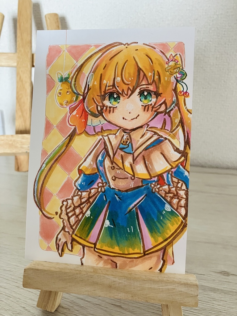 マーチの女の子 原画
