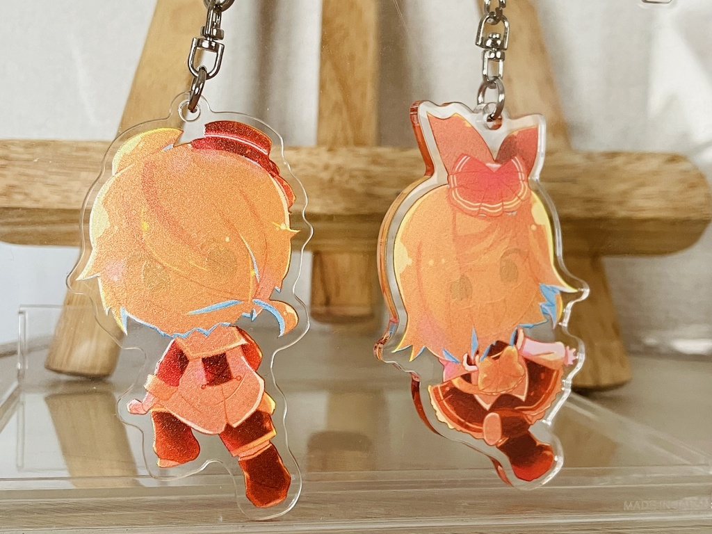 鏡音 両面アクリルキーホルダー