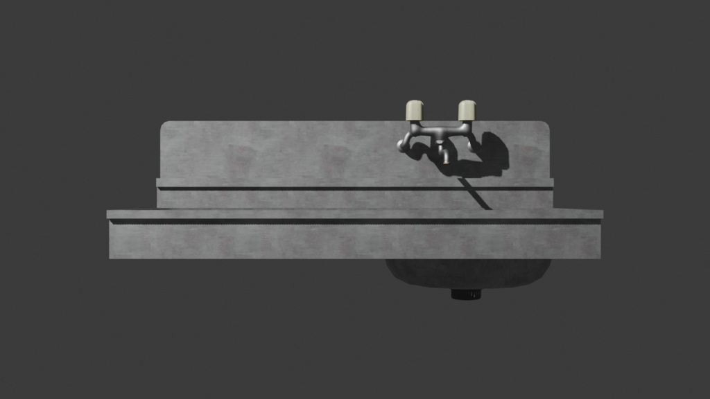 Simple Kitchen Sink / シンプルキッチンシンク - VRChat Asset